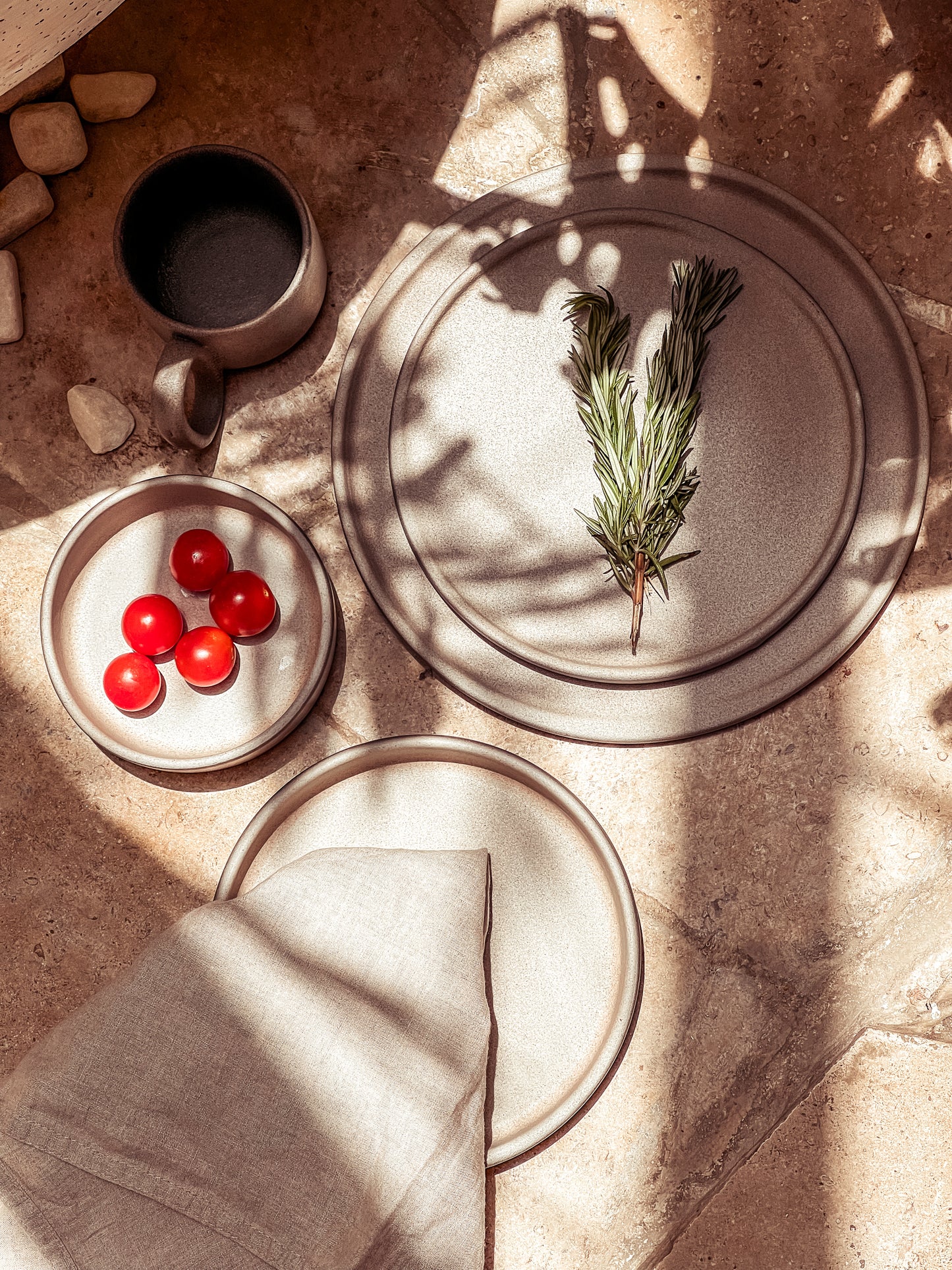 Rustic Dinnerware Set Olive x Sandy