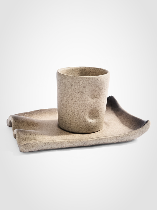 Imprint espresso cup with underline