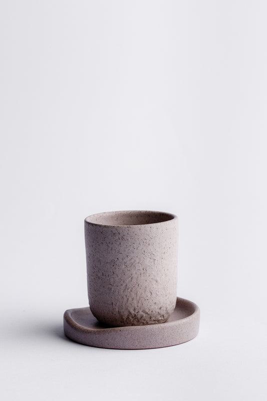 Igneous Espresso Cup with irregular underline