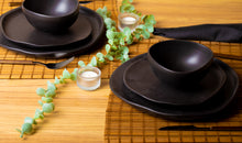 Load image into Gallery viewer, Black Irregular Dinnerware set
